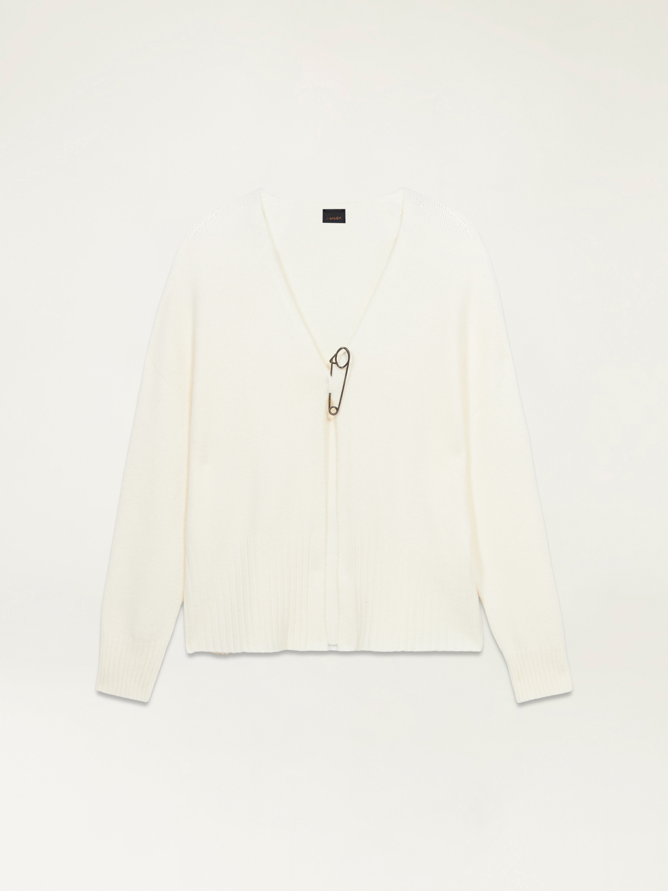 Cardigan con spilla image number 4