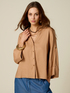 Boxy linen blend shirt image number 0
