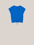 Solid colour viscose blouse image number 3