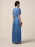 Langes Plissee-Kleid aus Lurex image number 1