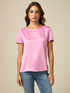 Two-material T-shirt image number 0