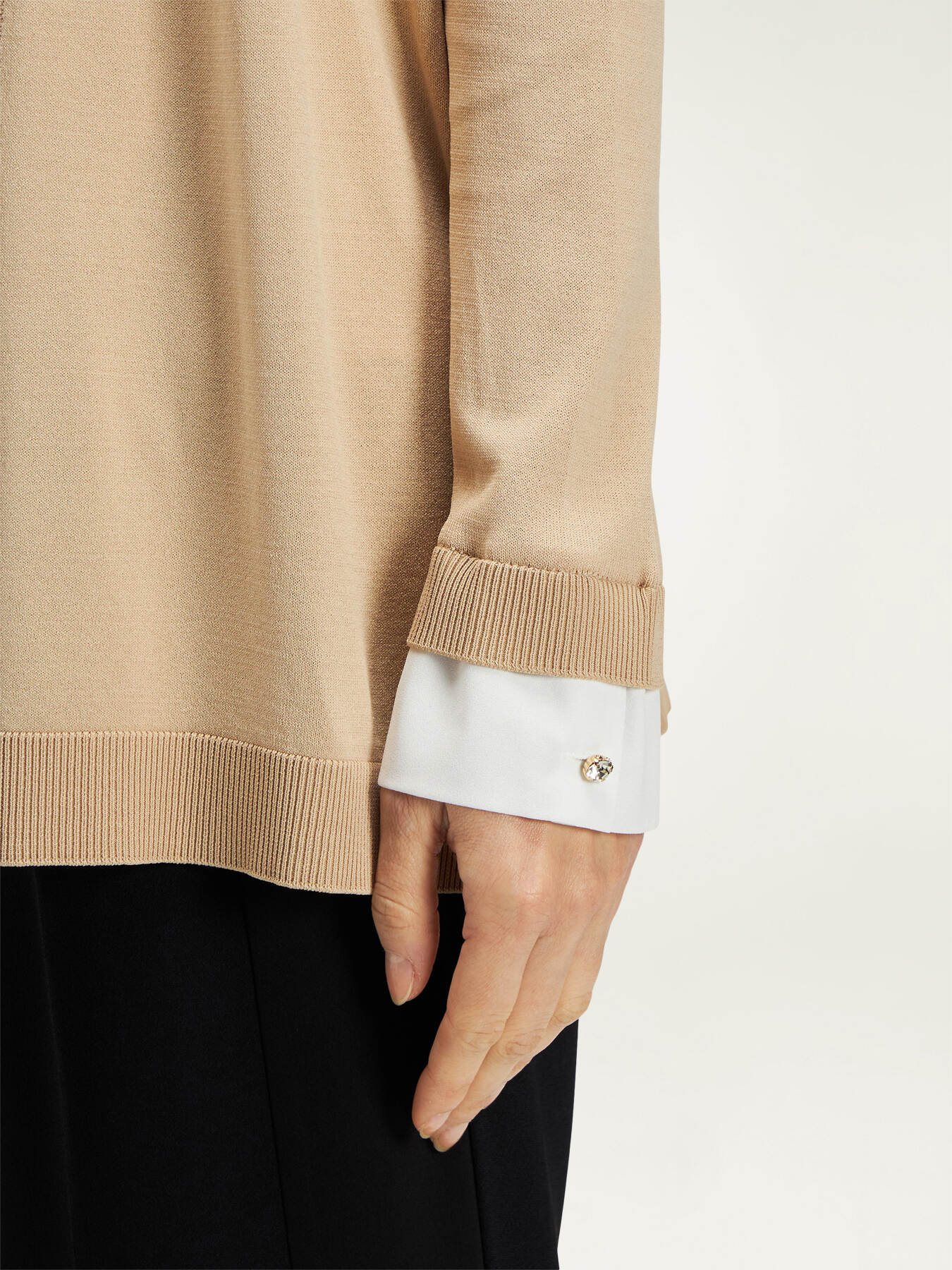 Cardigan con top image number 3