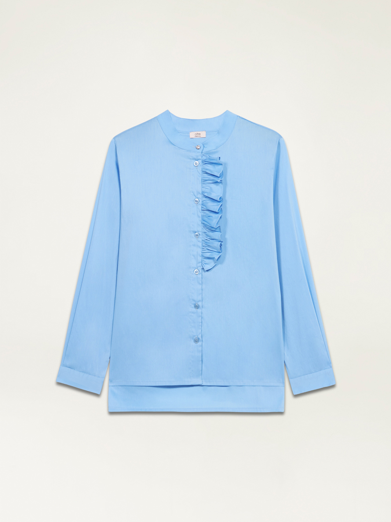 Hemdbluse aus Popeline mit R&uuml;sche image number 4