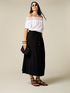 Long viscose skirt image number 0