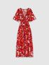 Long patterned dress image number 3