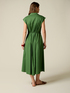 Robe chemise en popeline avec ceinture image number 1