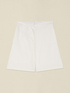 Bermuda en m&eacute;lange de coton avec revers image number 4