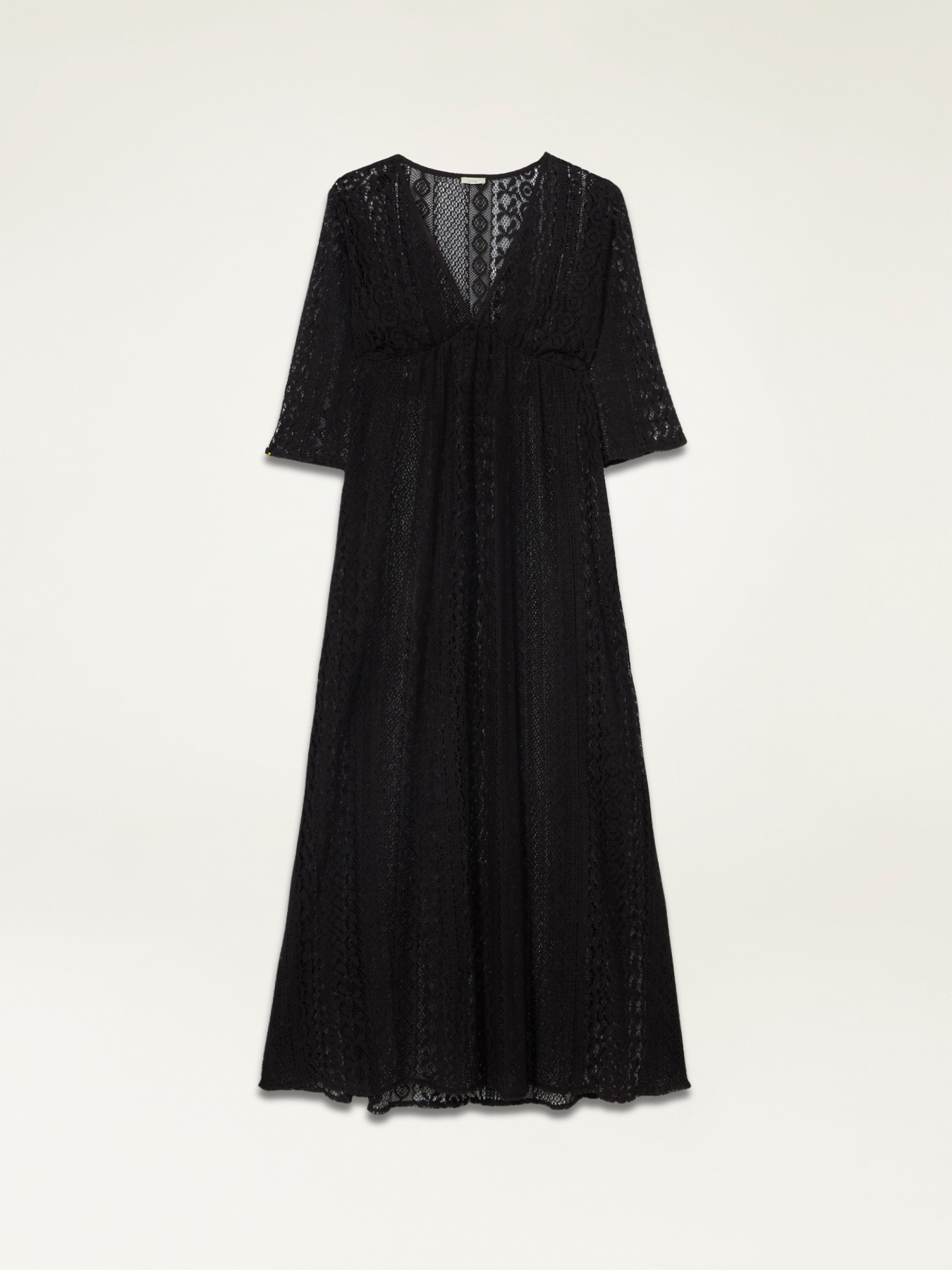 Long see-through lace dress image number 4