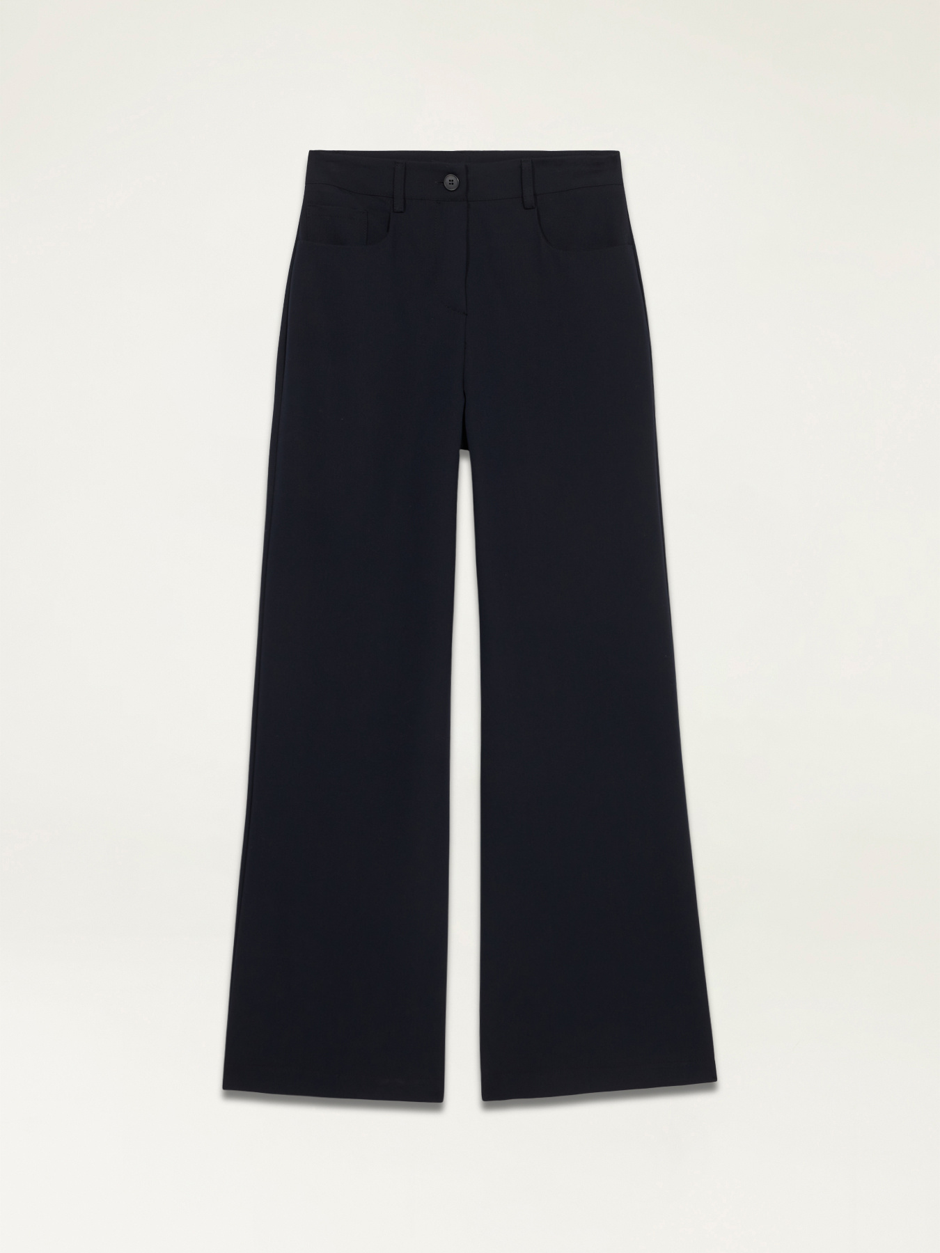 Pantalon jambe large &agrave; cinq poches image number 4