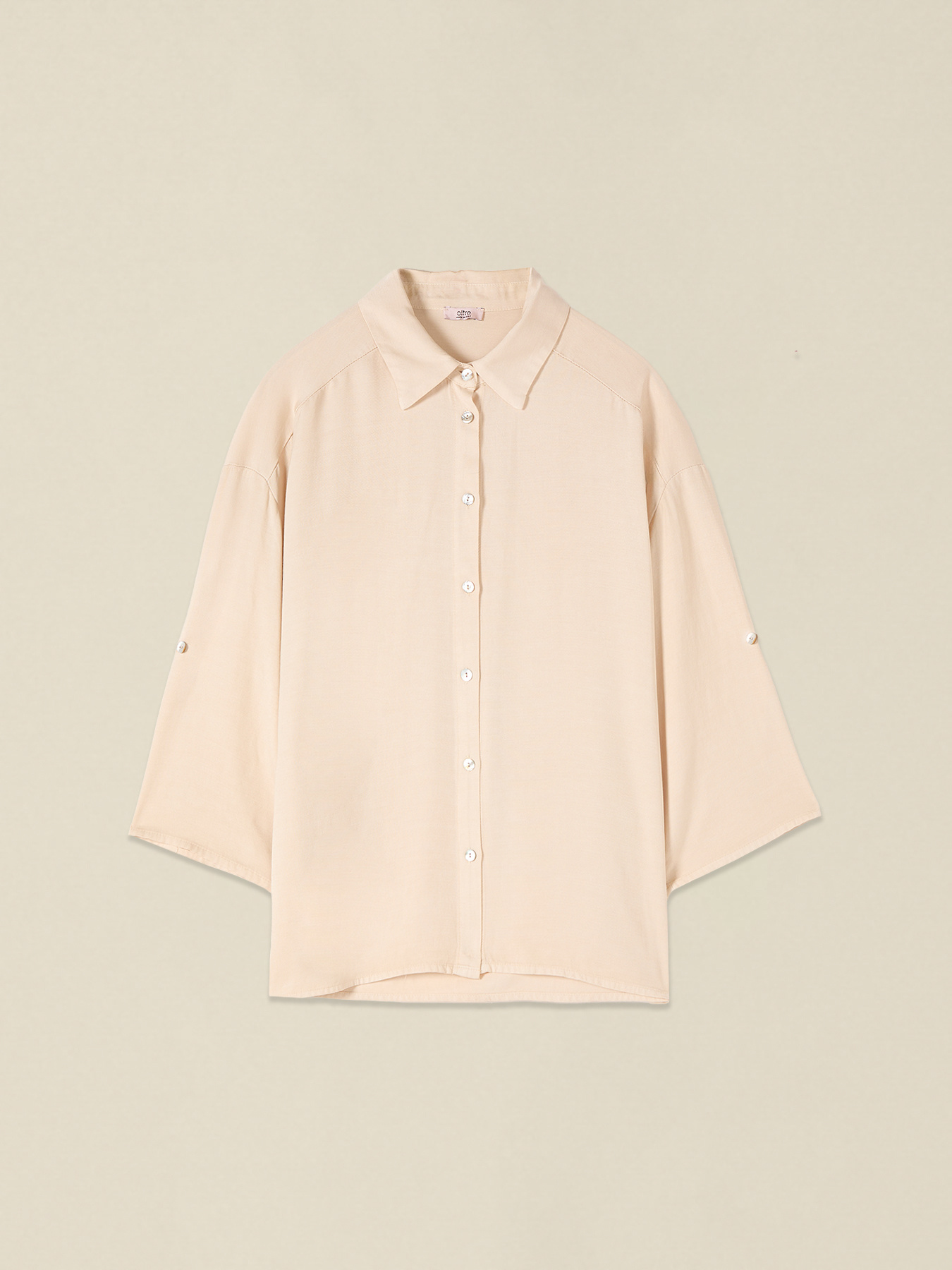 Camicia fluida misto viscosa image number 3