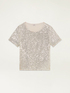 Bluse mit kurzen &Auml;rmeln aus Pailletten image number 3