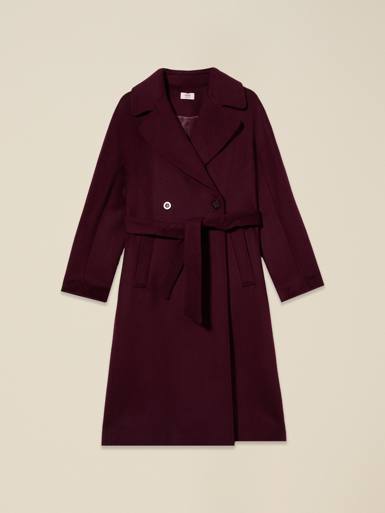 Cappotto doppiopetto in misto lana image number 4