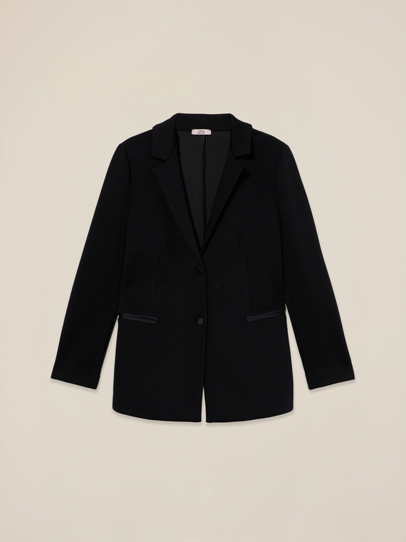 Felpa a blazer in scuba