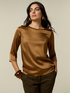 Blusa in raso di viscosa stretch image number 0