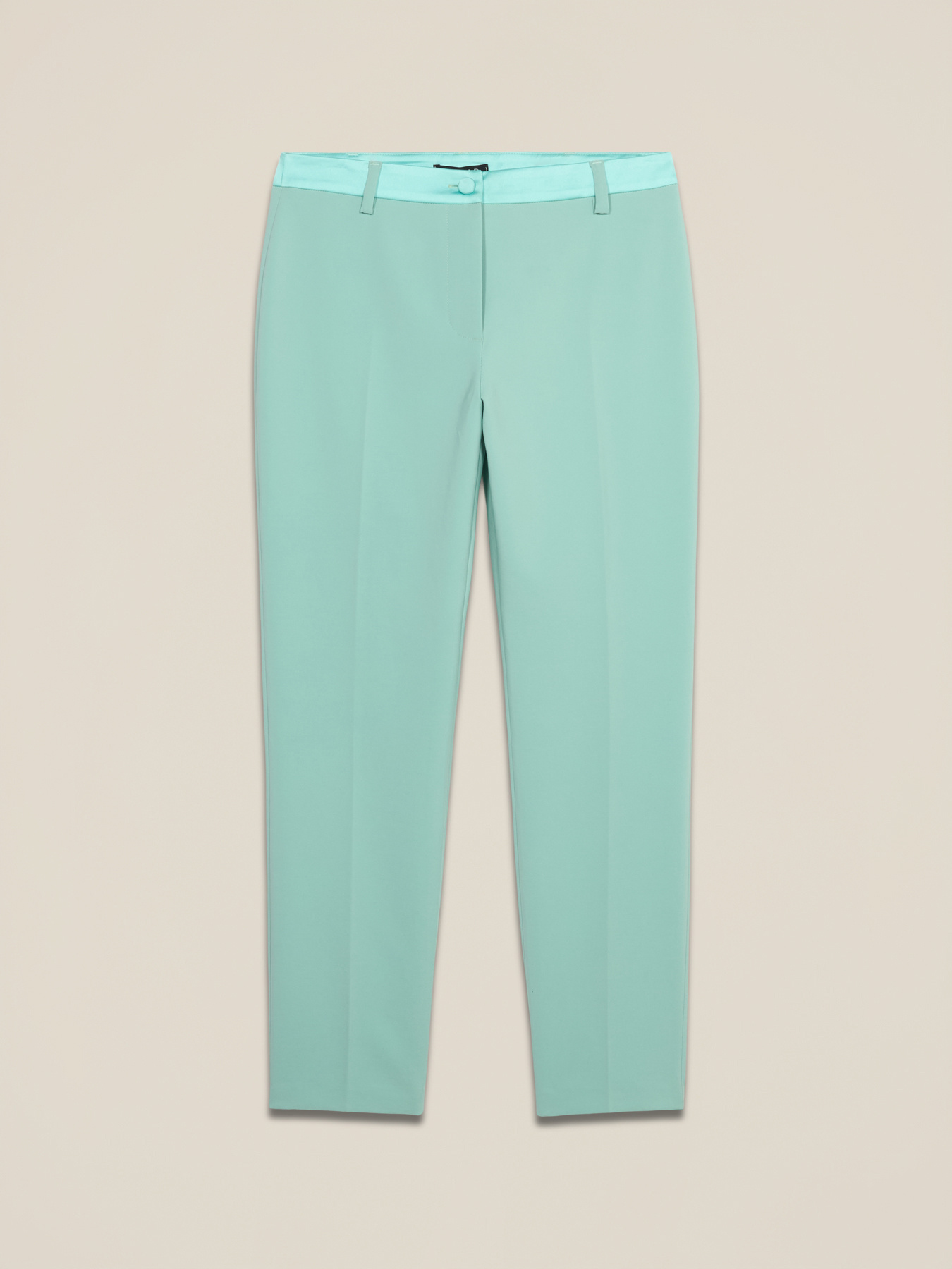 Pantalon avec d&eacute;tail en satin image number 4