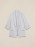 Blazer ouvert en tissu fluide image number 4