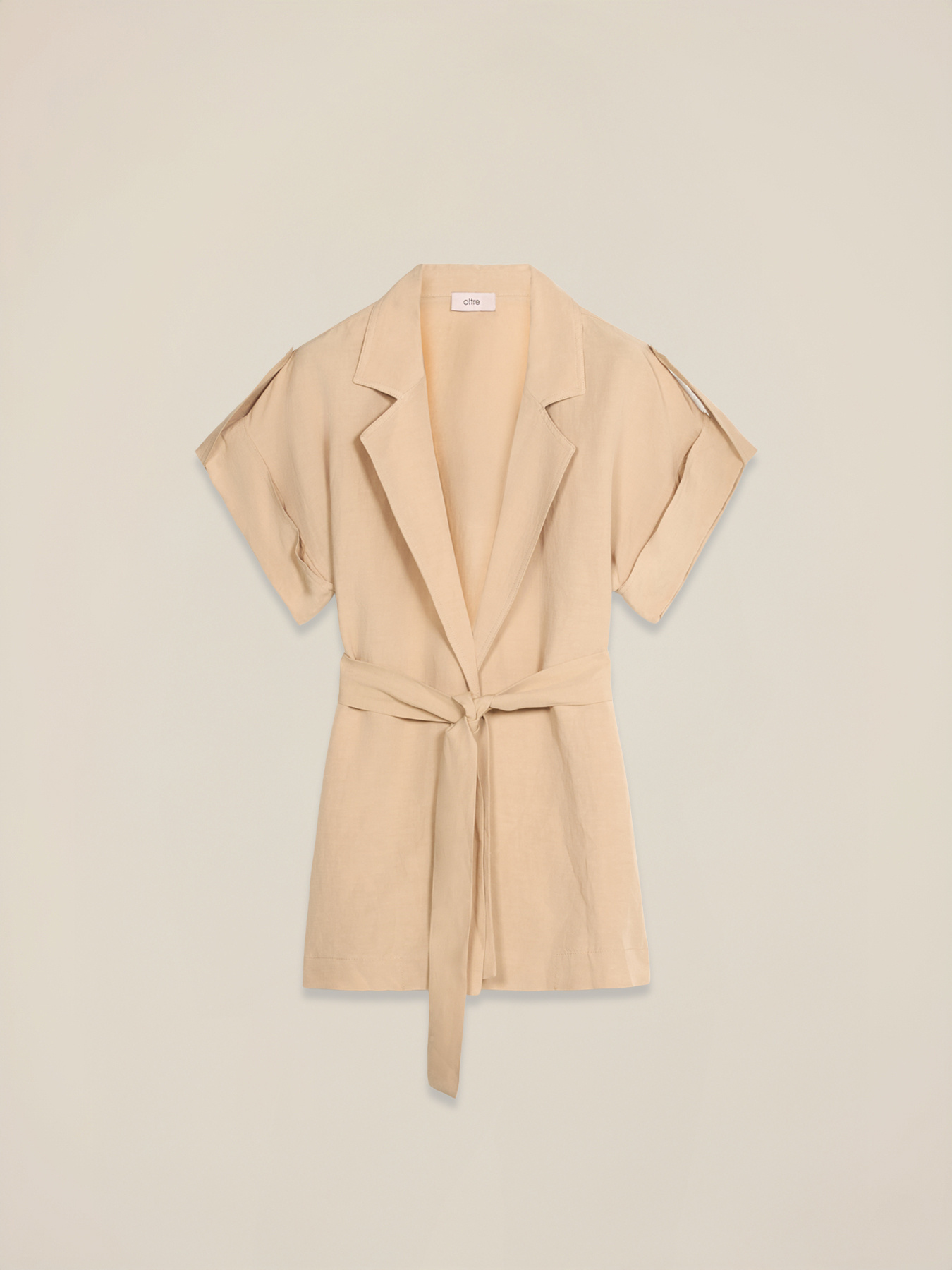 Unstrukturierter Blazer aus Leinenmischung image number 4