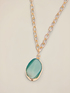 Collar con colgante de piedra image number 2