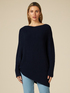 Pull asym&eacute;trique sans coutures image number 0