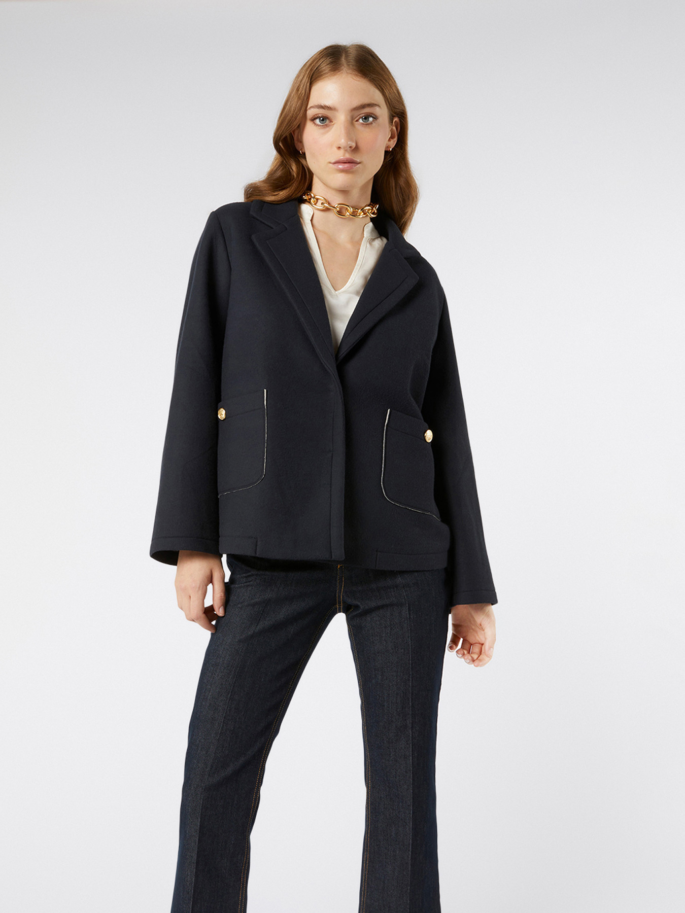 Scuba fabric jacket - Oltre.com - BG