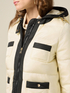 Bicolor down jacket in real down image number 2