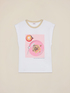 T-Shirt mit Druck und Applikationen image number 3