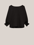 T-shirt effetto seta maniche lunghe image number 3