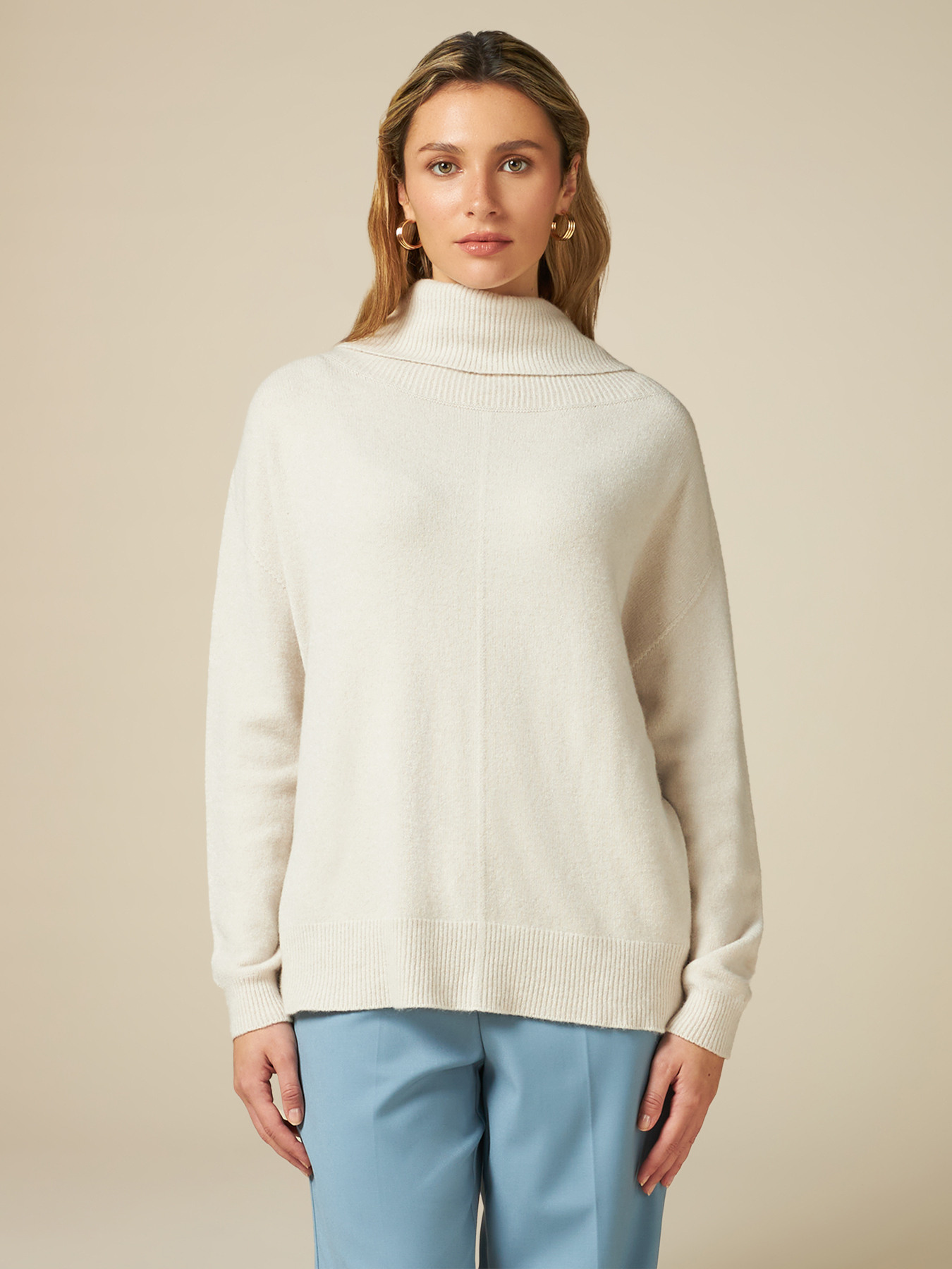 Maglia seamless collo alto image number 0