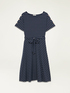 Vestito in jersey a righe image number 4
