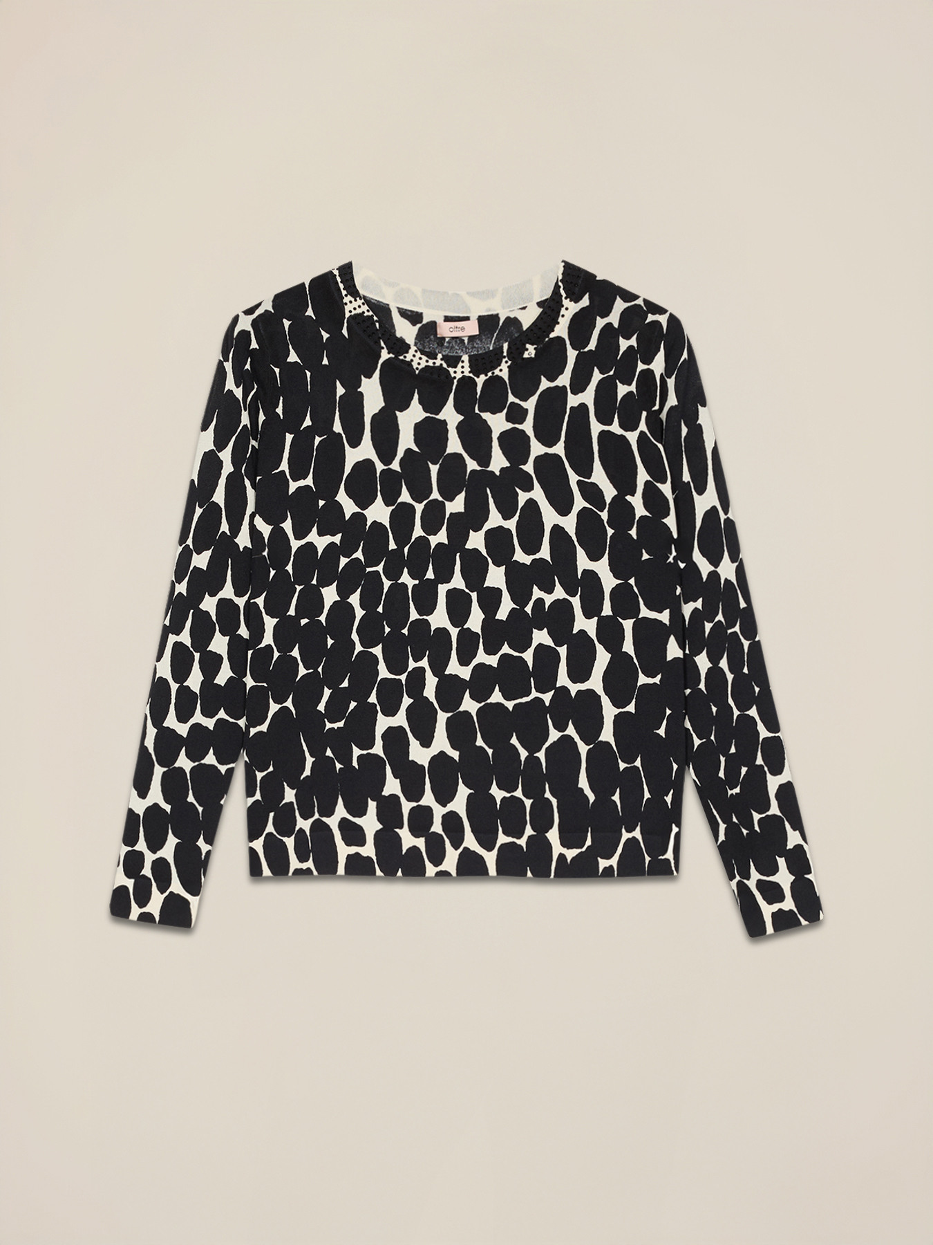 Maglia fantasia in misto viscosa image number 3