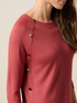 Jersey de mezcla de viscosa con botones decorativos image number 2