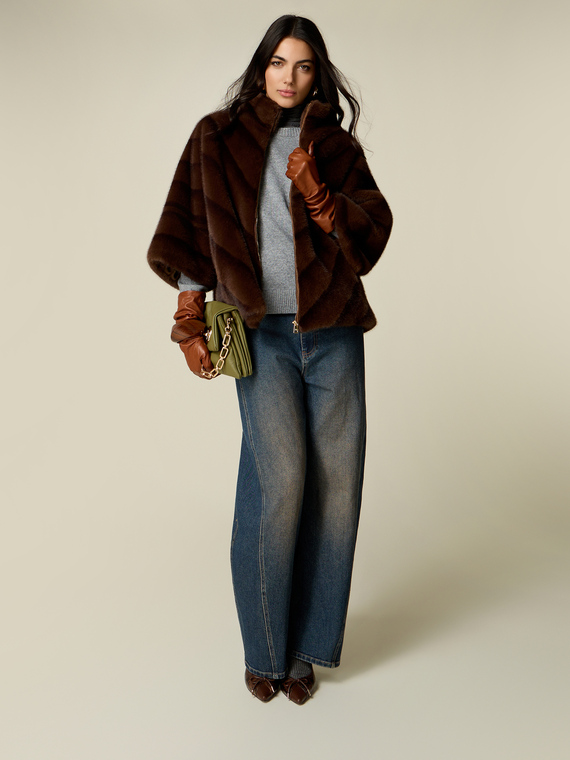 Barrel wide leg jeans