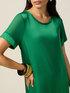 T-Dress-Kleid aus Viskose-Satin image number 2