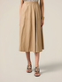 Wide midi skirt image number 5