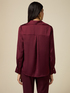Camicia in raso tinta unita image number 1
