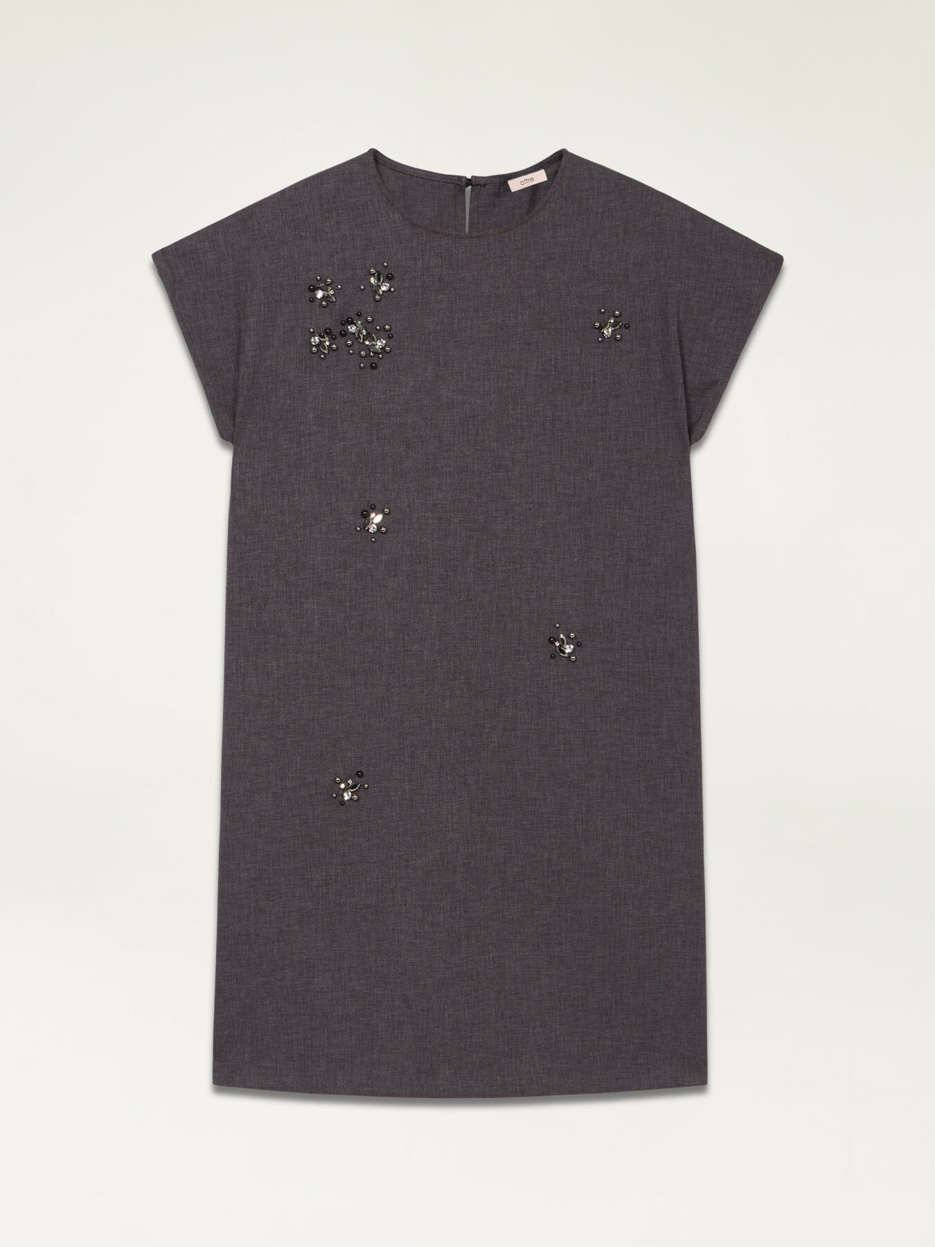 Flannel dress with stones image number 4