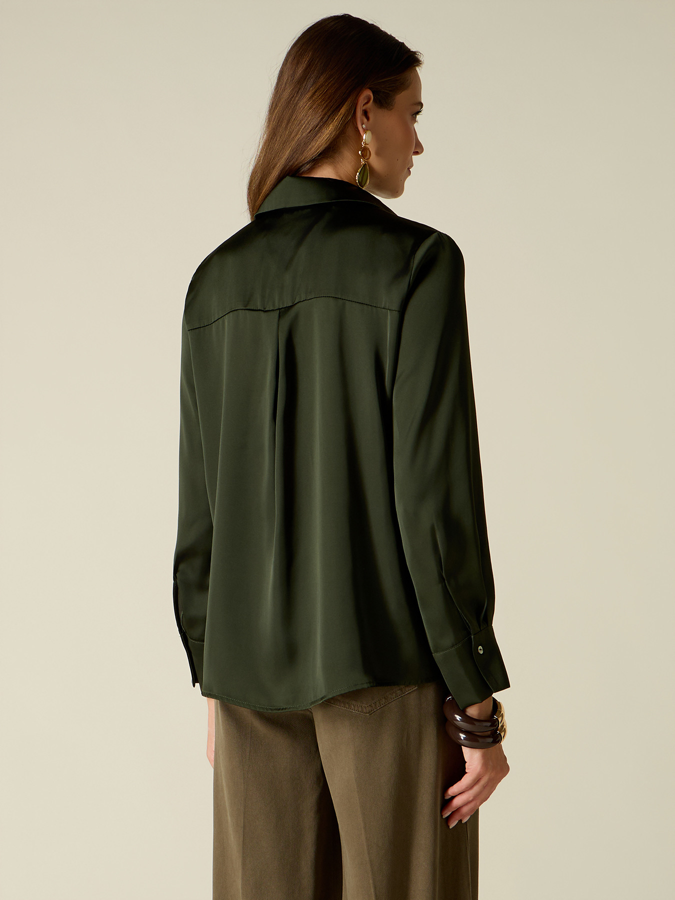 Satin shirt image number 1
