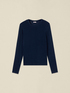 Cotton and cashmere blend T-shirt image number 3