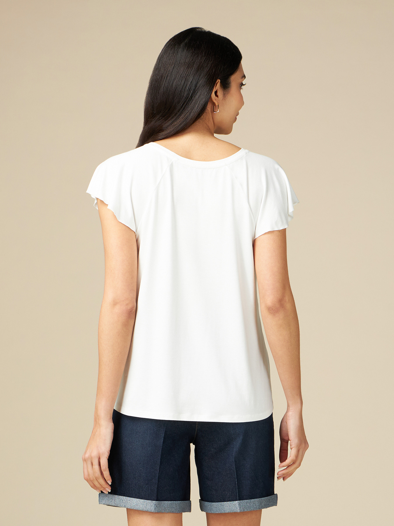 T-shirt bi-mati&egrave;re avec impression image number 2