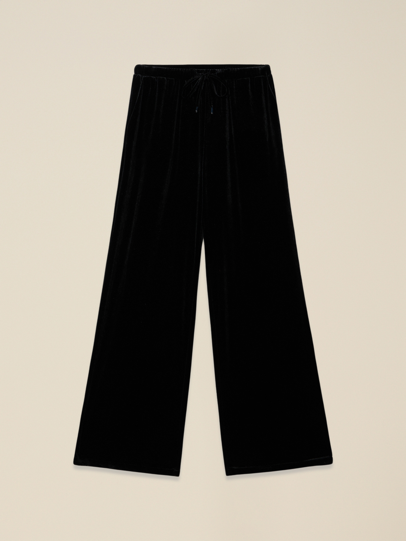 Pantaloni palazzo in velluto sparkling image number 4
