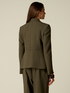 Single-breasted blazer with gold-tone buttons image number 1
