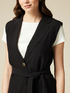 Linen-blend waistcoat image number 2