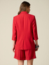 Viscose blend blazer with three-quarter sleeves image number 1