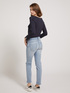 Paris stone bleached skinny jeans image number 2