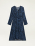 Patterned midi dress image number 4