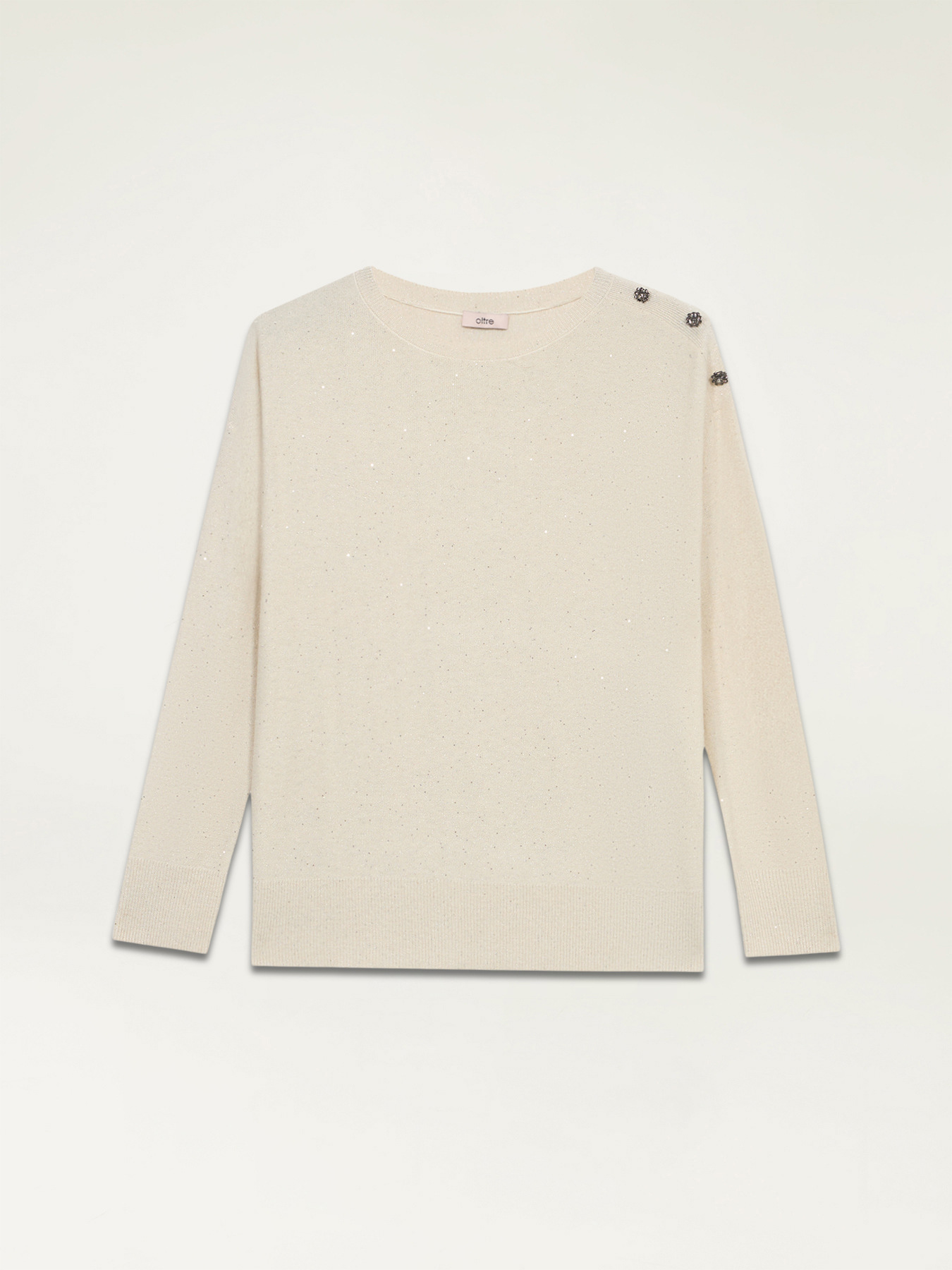 Pullover aus Kaschmirgemisch mit Pailletten image number 3