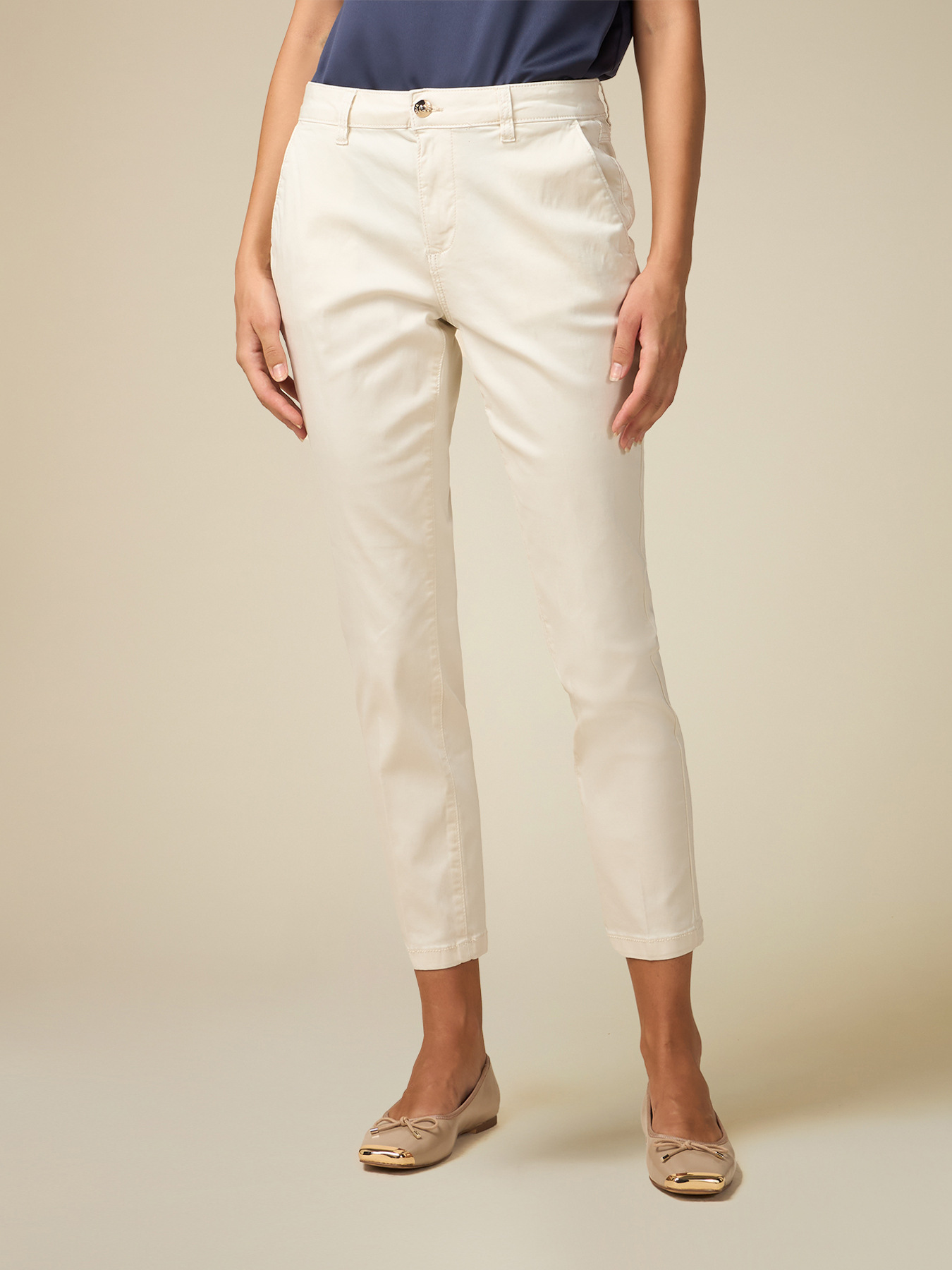Zigarettenhose aus Lyocell-Mischgewebe image number 3