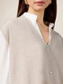 &Auml;rmellose Strickjacke aus Lurex-Garn image number 2