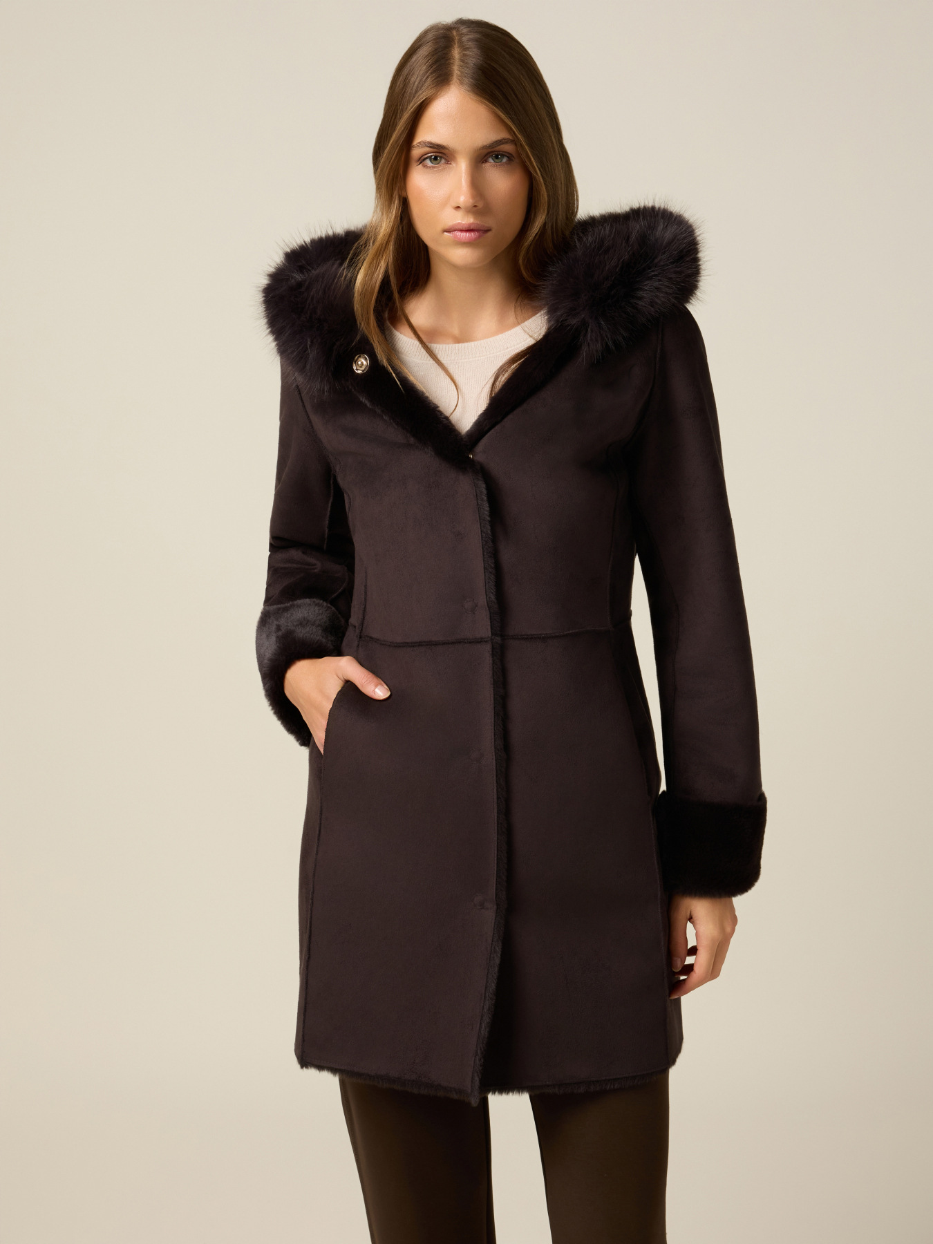 Soft fabric coat image number 0