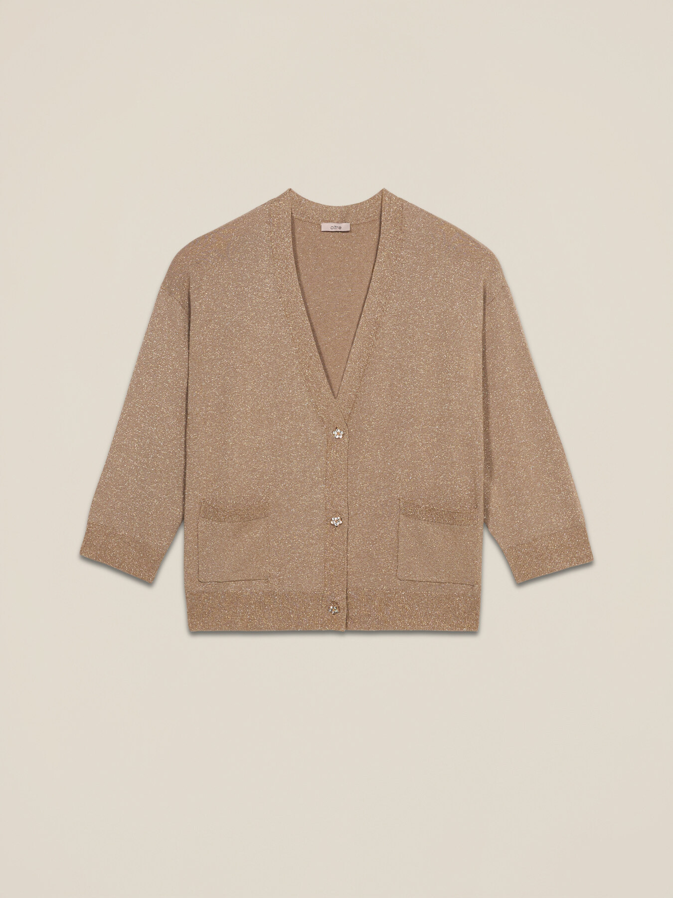 Cardigan lurex misto viscosa image number 3